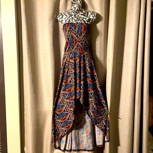 Trippy Aztec/ Tribal Pattern Women’s Dress (Sz XS/S)